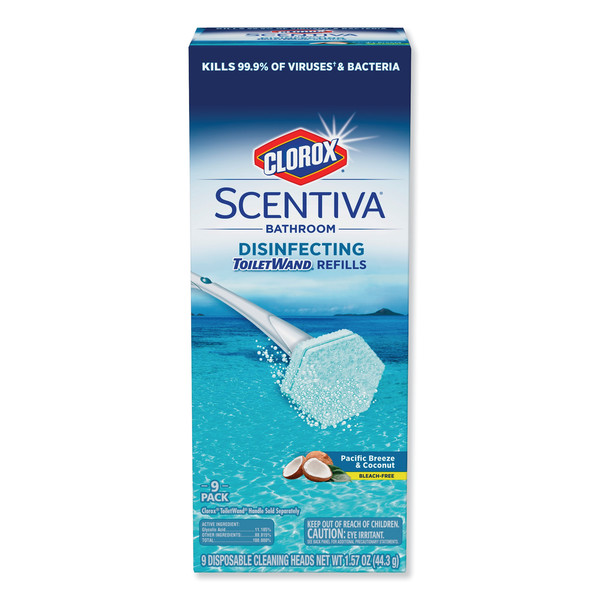 Clorox Scentiva Disinfecting ToiletWand Refills, PK6 31932PK